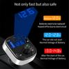 Car Bluetooth 5.0 FM Transmitter Dual USB PD Type C Fast Charge Car Charger Bluetooth Microphone Handsfree Car FM Modulator