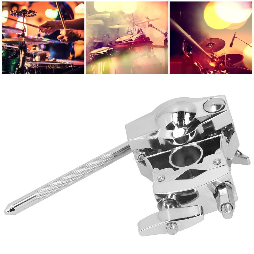 Silver Color Drum Mount Bracket Metal Drum Set Extension Clip Premium Tom Drum Rack Mount For Drum