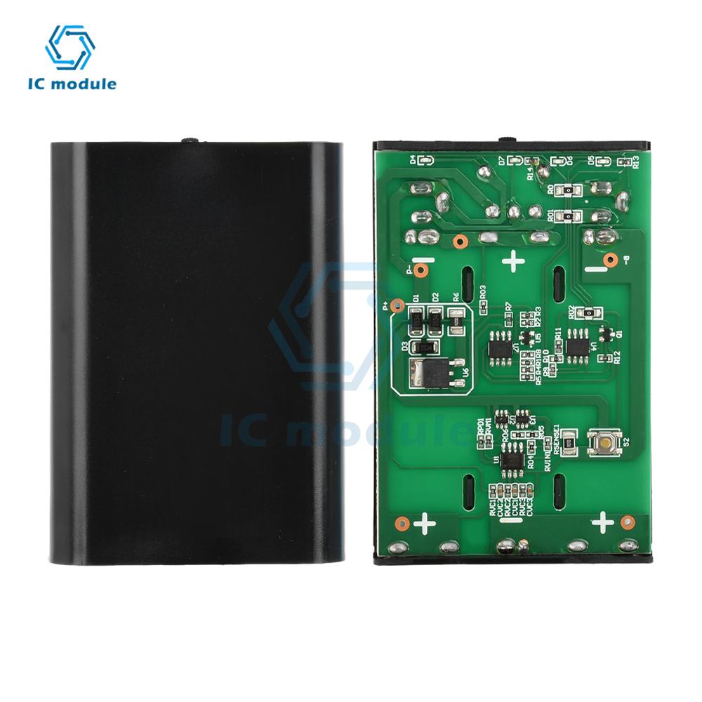 DC 12V 3x 18650 Batteries Solder-Free Tandem DIY Battery Box UPS Battery Pack for Cellphone WiFi Router LED Light