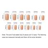 Press On Nails High Fashion Deep Sea Waves Blue Painted Short Medium Square Wearable Nails 12 Sizes - 24 Pcs Gel False Nail Set