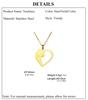 Cazador Animal Cat Kitten Heart Pendant Women's Necklace Stainless Steel Cute Choker Chain Jewelry Birthday Valentine Gift 2026
