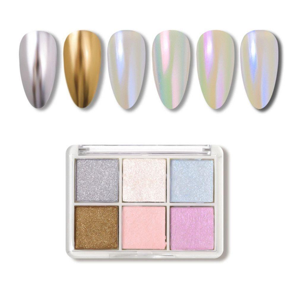 

Nail Enhancement Manicure Decoration Solid Gold Powder Aurora Powder Magic Mirr Magic Mirror Powder 06