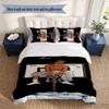 Tupac 3‑Piece Bedding Set Soft Microfiber Duvet Cover Pillowcases Comfortable Bed Linen for Bedroom Decoration