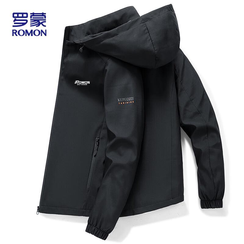 ROMON Men's Hooded Casual Jacket MK55