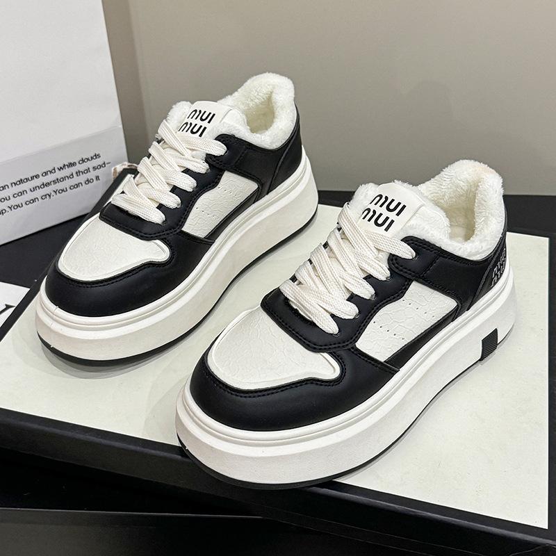 

Customized casual little white shoes women s 2025 new spring platform versatile sports shoes student trend platform single shoes 40