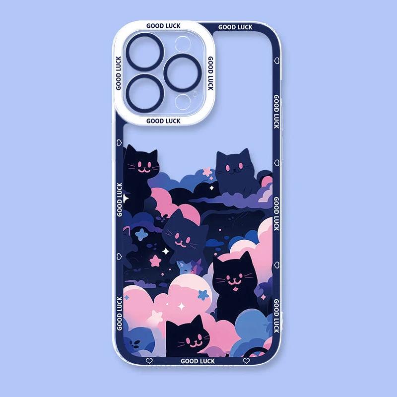 Starry Cat Case For Xiaomi POCO X6 X7 X5 Pro X3 NFC F3 F5 F6 F7 Ultra M5S C65 M7 M6 Pro 4G 5G 14T 13T 12T 11T 14 11 Lite 5G NE
