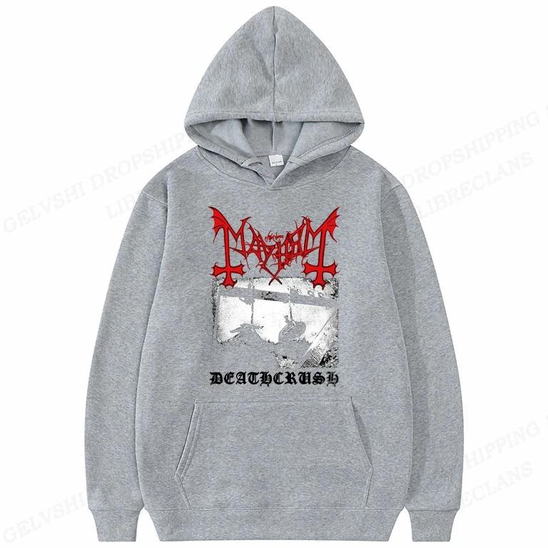 Rapper Mayhem Deathrush Hoodie Women Unisex Fashion Hoodie Sweatshirt Street Hip Hop Hooded Pullover