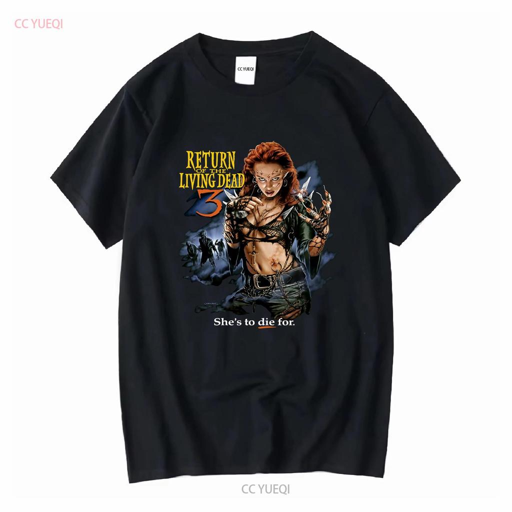 Return Of The Living Dead 3 Movie T Shirt Long or Short Sleeves Vintage Washed Comfortable Homme Graphic Casual Fashion