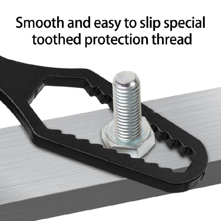 Torx Wrench Double Ended Multifunctional Wrench 6-25mm/3-17mm Self-Tightening