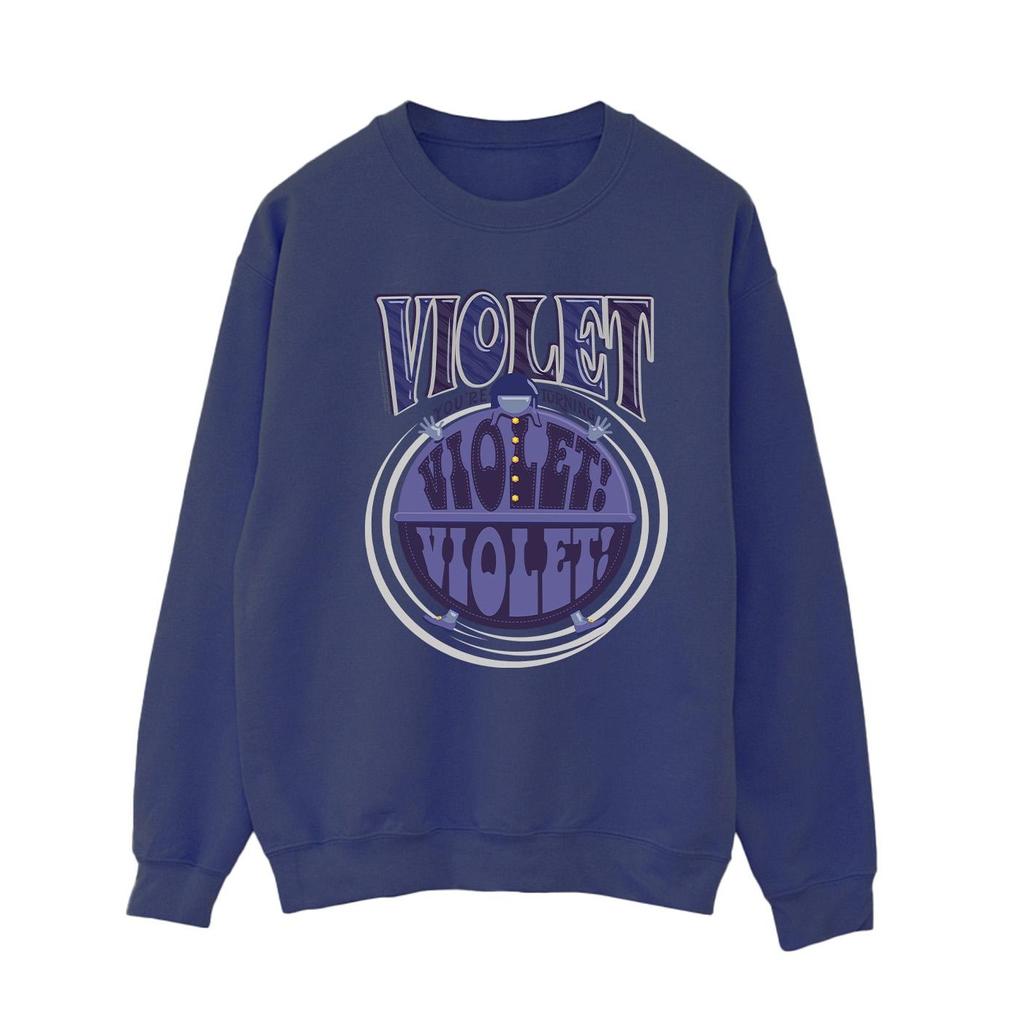 Willy Wonka Damen/Damen Violett wird violett Sweatshirt