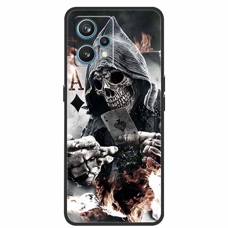 For Realme 9 Case RMX3521 Shockproof Soft silicone TPU Back Cover For Realme9 4G Phone Cases Realme 9 6.4 inch Cute Cartoon Bag