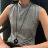 Onyx Circle Necklace