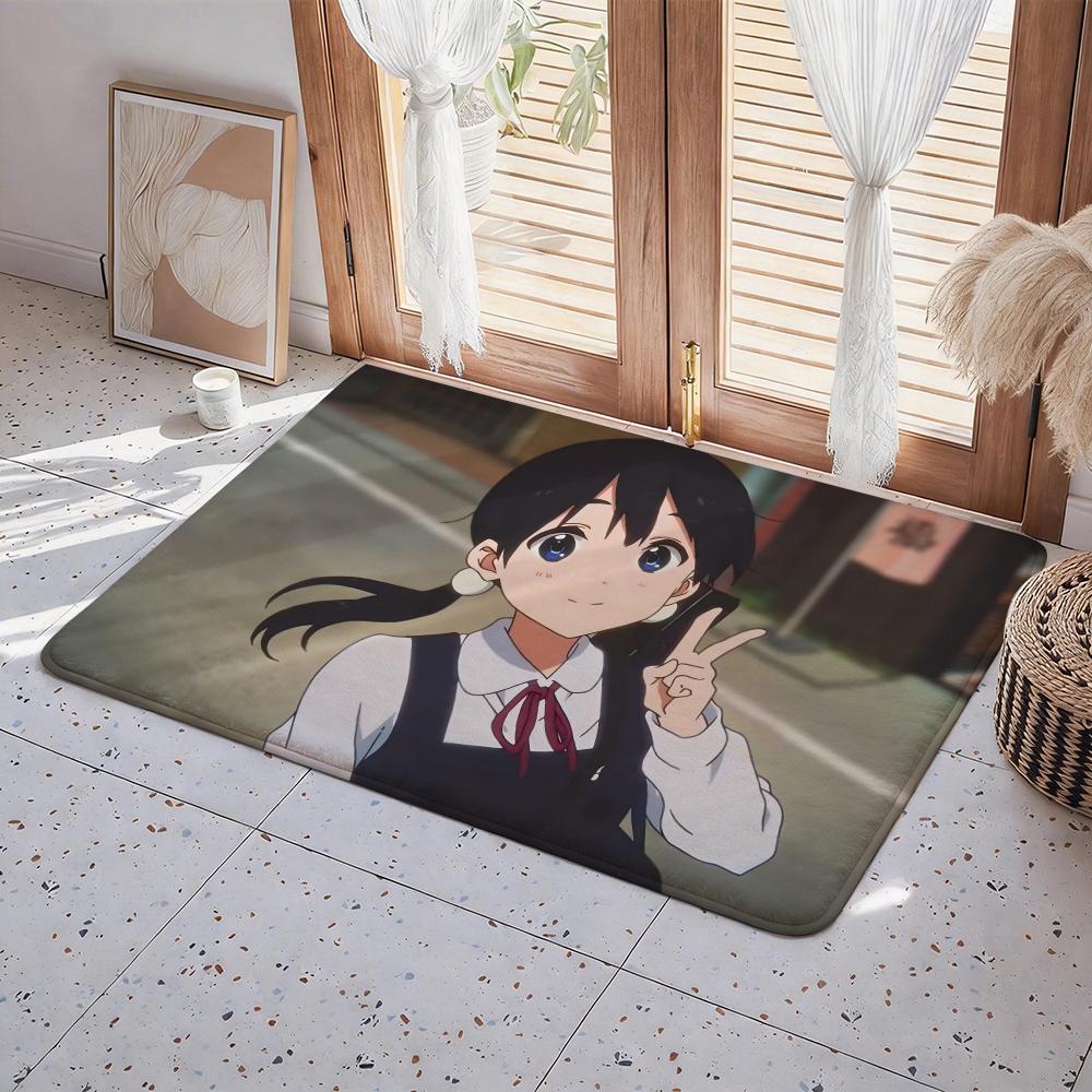 Anime T Tamako Market Floor Mat Eco Flannel Doormat Non Slip Odorless Indoor Floor Rug Soft Short Plush Home Mat