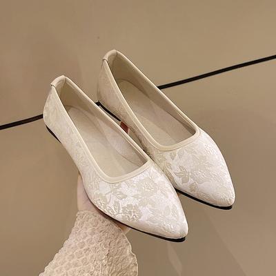 Frühling Damenbekleidung Marke Neuer Stil Spitzschuhe Bequeme Slipper Lässige Outdoor Damen Einzelschuhe