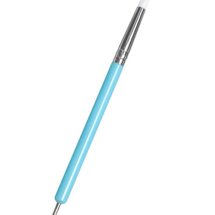 Silicone Double-Ended Dotting and Pressing Pen for Polymer Clay Sculpting