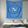 SSC Napoli Logo Wall Hanging Printed Fabric Blanket Decorative Tapestries for Bedroom Living Room Home Decor