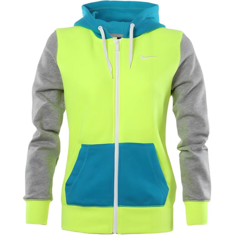 

Nike Повседневная спортивная вязаная теплая прочная куртка с капюшоном Женская куртка 638284-702 S