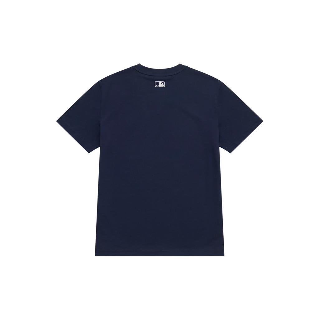 New MLB Basic Collection New York Mets SS25 T-Shirt Unisex Navy Blue 3ATSB0153-09NYS