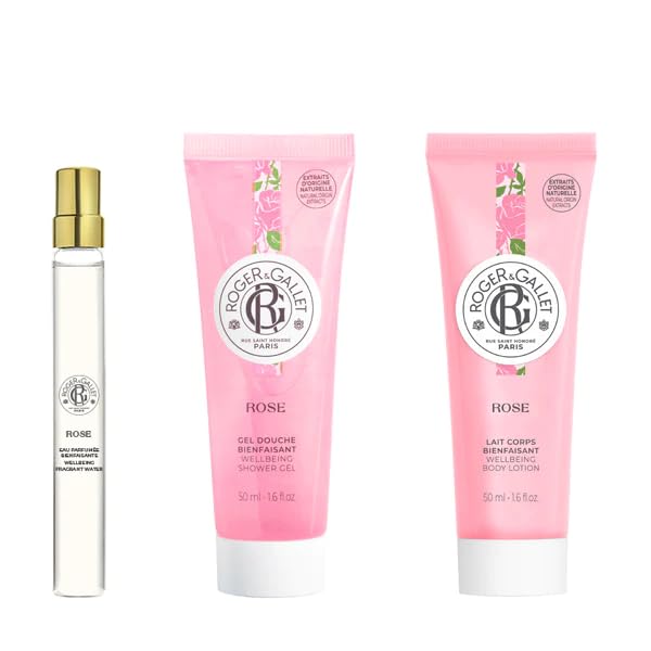 ROGER & GALLET Набор «Маленький ритуал» Роза 10 мл, 50 мл, 50 мл