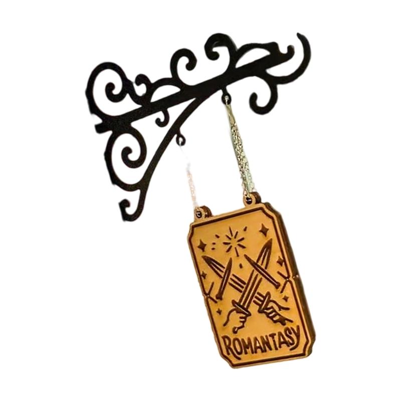 Wood And Iron Materials Book Nooks Tavern Signs Book Type Divider Bookmarks Divider For Bookshlf Library Book Management