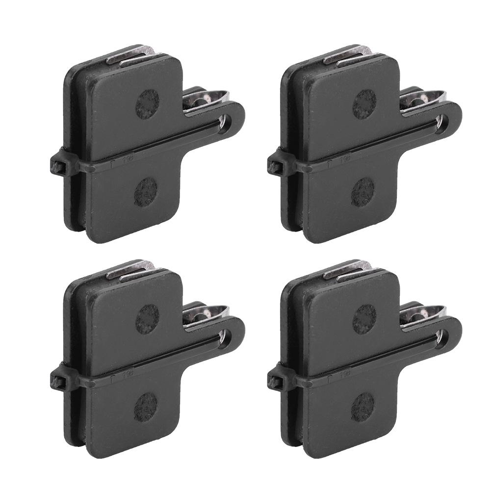 4 Pairs Copper Semi Metal Bicycle Disc Brake Pads Bike Brake Parts Brake Pad Set