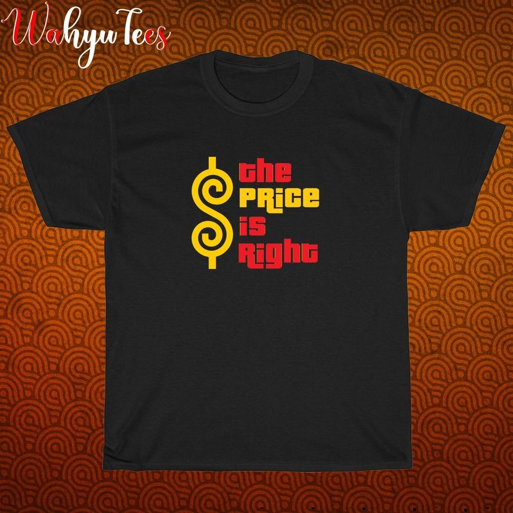 Nový! Logo The Price is Right Černá Šedá Námořnická modrá Bílá Velikost S-5XL Unisex Tričko