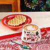 2025 New Ceramic Holiday Mugs Covered and Spattered Ideal for Christmas Gifts and Birthday Presents Coffee Cups Set