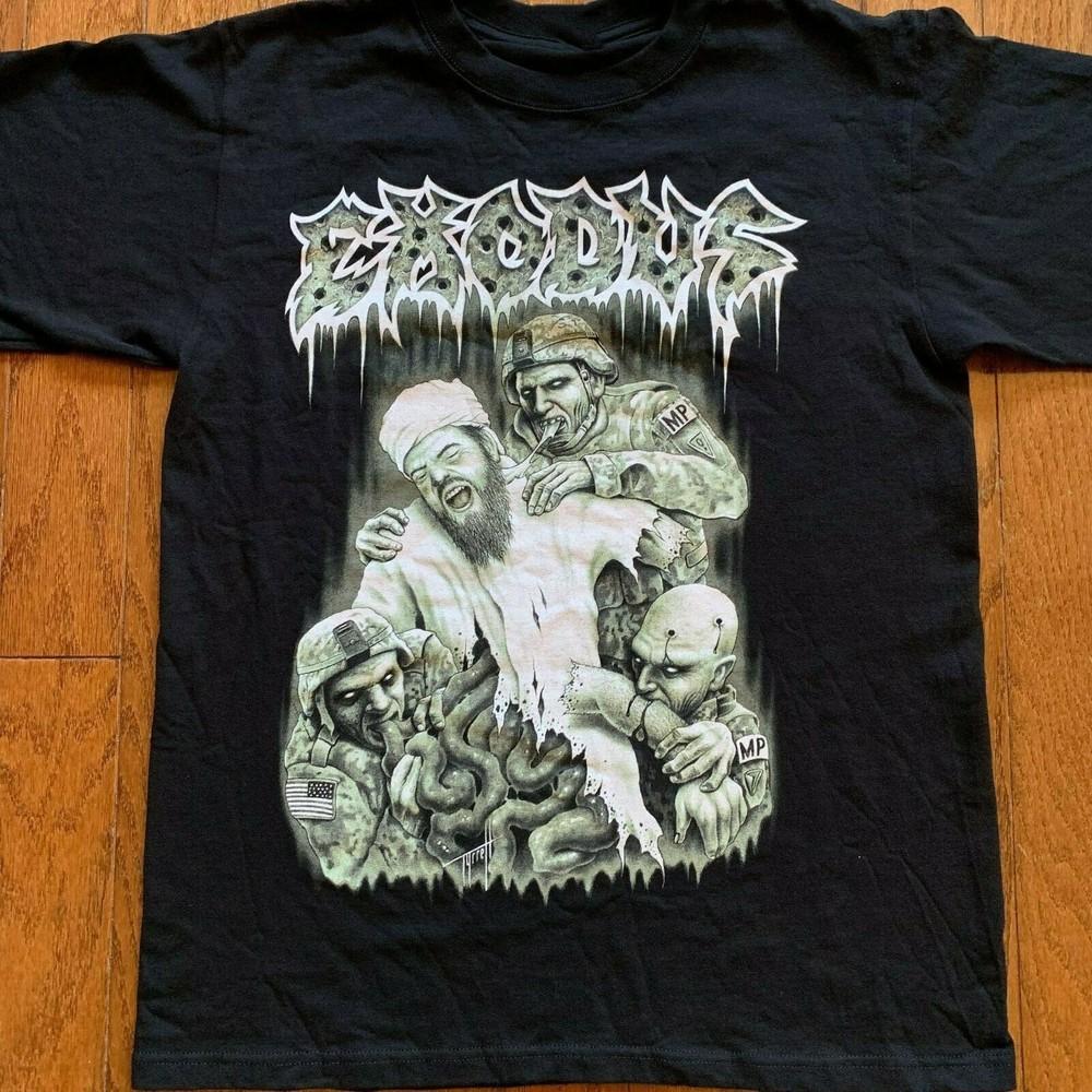 EXODUS Band Tour Children Worthless God Cotton Black Men S-4XL T-shirt Unisex T-Shirt XXXXL