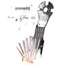 Portable Folding Hex Socket Screwdriver & Wrench Set for Automotive and Household Repairs