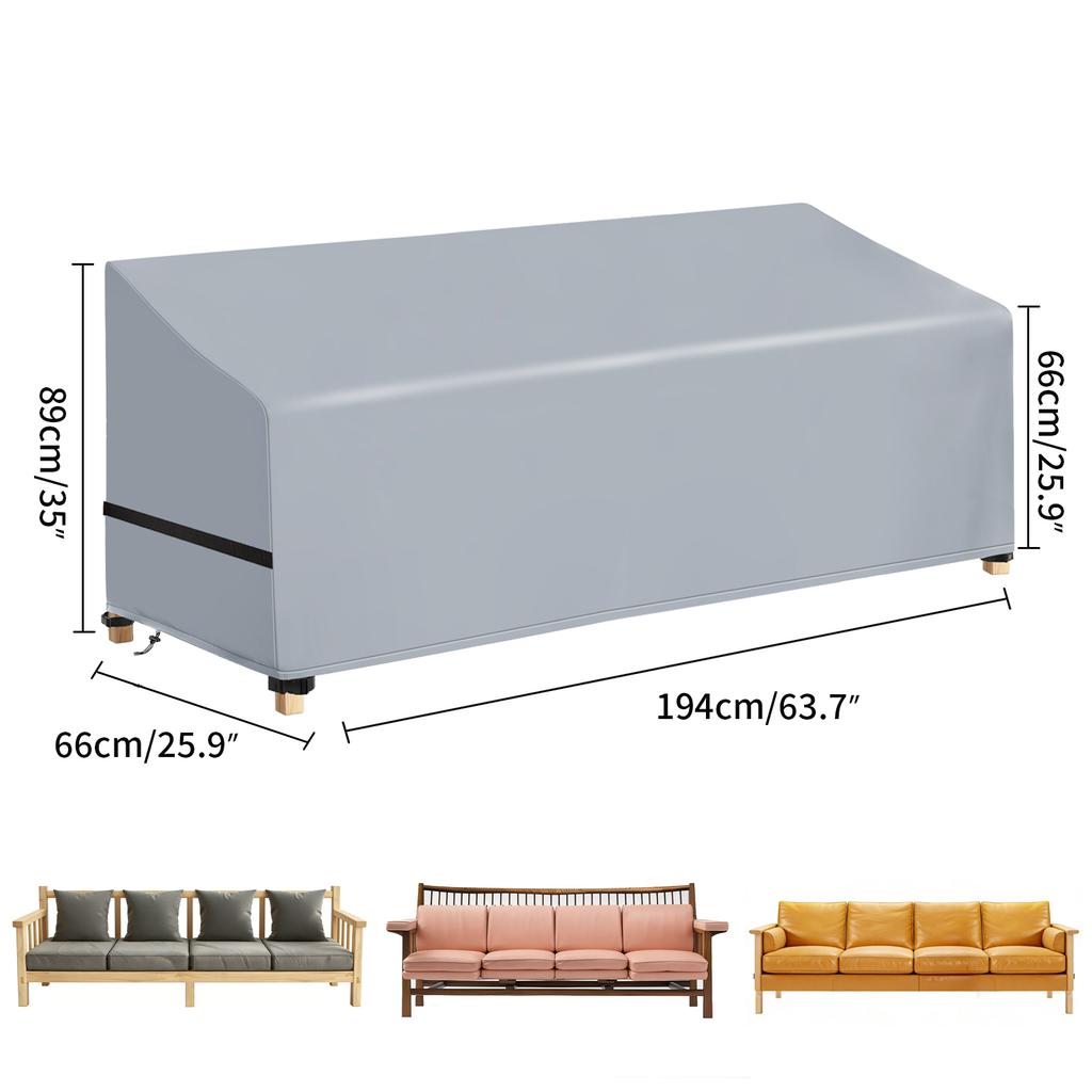 Waterproof Garden Chair Covers Rain Snow Proof for Outdoor Sofa Table Chairs Universal Furniture Protector Dust Proof