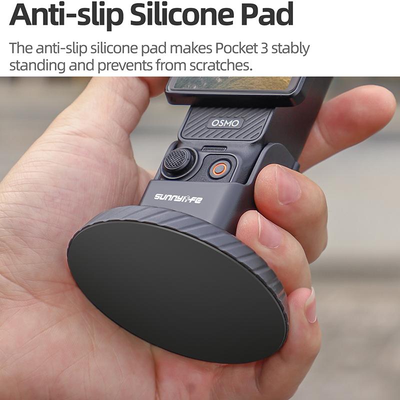 Car Railings Mount For DJI Osmo Pocket 3 Magnetic Bracket Fixed Desktop Base Non-Slip Vlog Shooting Accessories