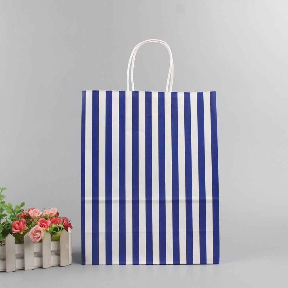 Liela punktota Ziemassvētku dāvanu maisiņš - Pārnēsājams kraftpapīrs