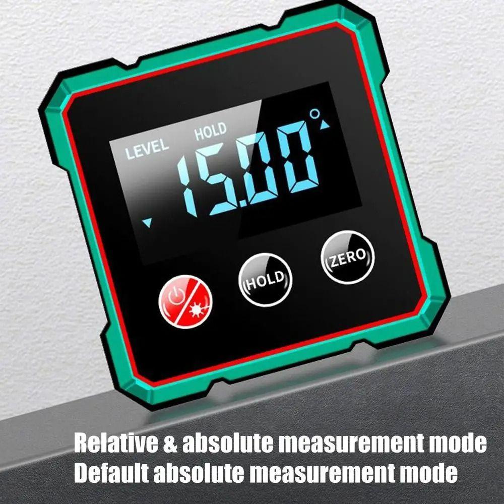 Laser Gauge Digital Angle Gauge 0-90° Range Inclinometer Magnetic Protractor  DIY Projects