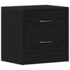Modern bedside table for bedroom with 2 drawers for storage, living room sideboard, sofa sideboard, entrance cabinet, 40x30x40 cm