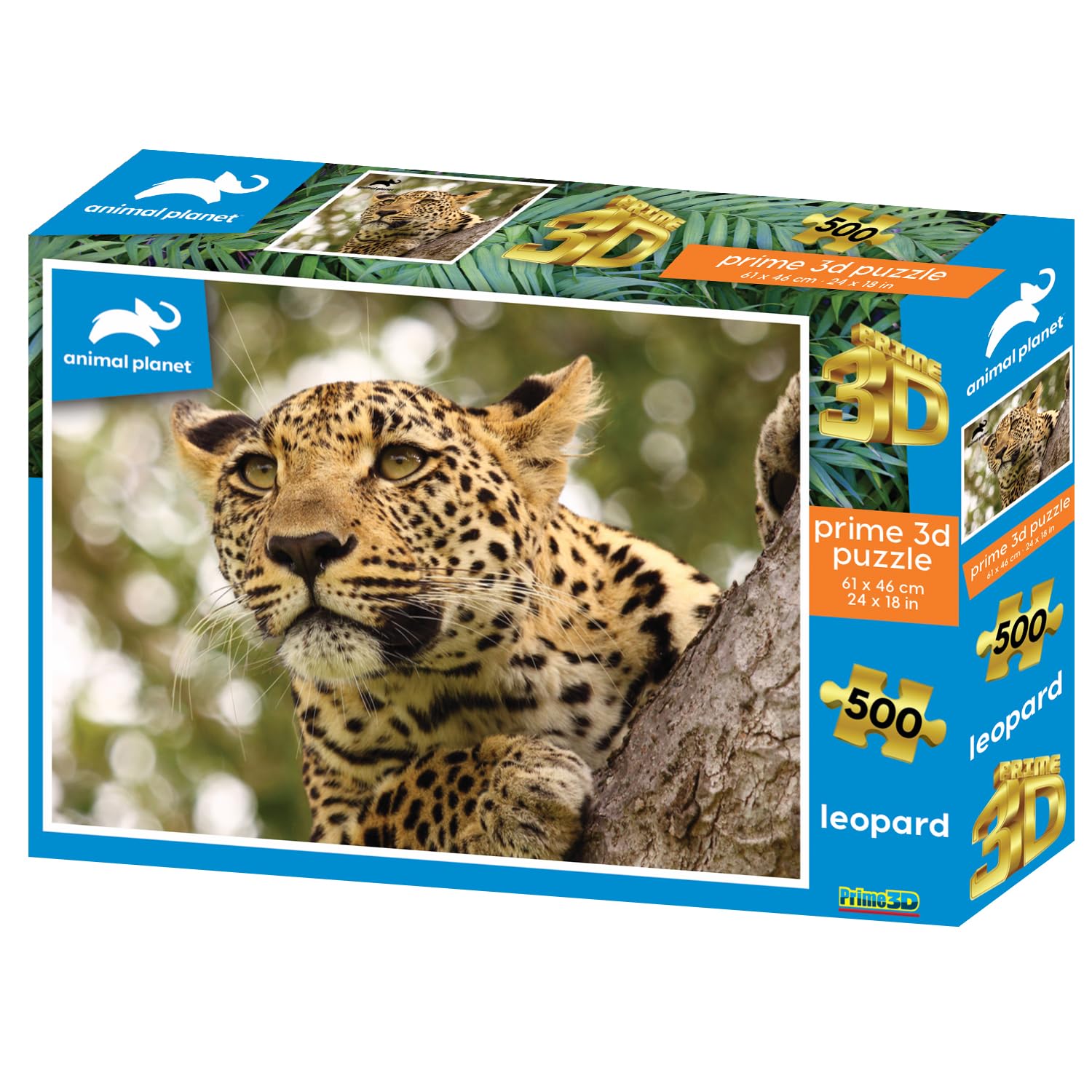 

Yamasan Prime 3D Animal Planet Leopard Finished 61 x 46 cm 500 Pieces 10383, Size /