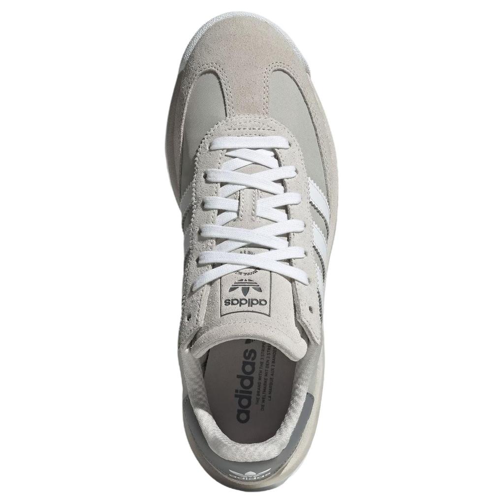 Adidas Originals Sl 72 Rtn Fabric Leather Versatile Comfortable Durable Low-Top Lifestyle Casual Shoes Unisex Casual Shoes Light-Gray JR8765