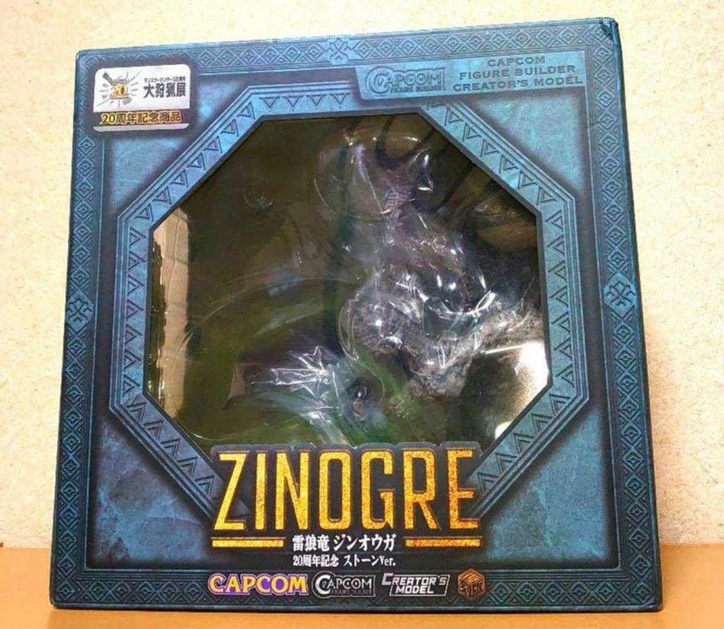 [USED] Creator's Model Thunder Wolf Dragon Zinogre 20th Anniversary Stone Ver. Great Hunting Exhibition
