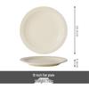 Nordyński ceramiczny talerz obiadowy podszkliwny