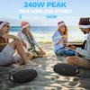 120W MAX 70W RMS Bluetooth Speaker with Deep IPX6 Waterproof and Dustproof Wireless Loud Portable Wireless Outdoor 42 Hours of Continuous Call Support