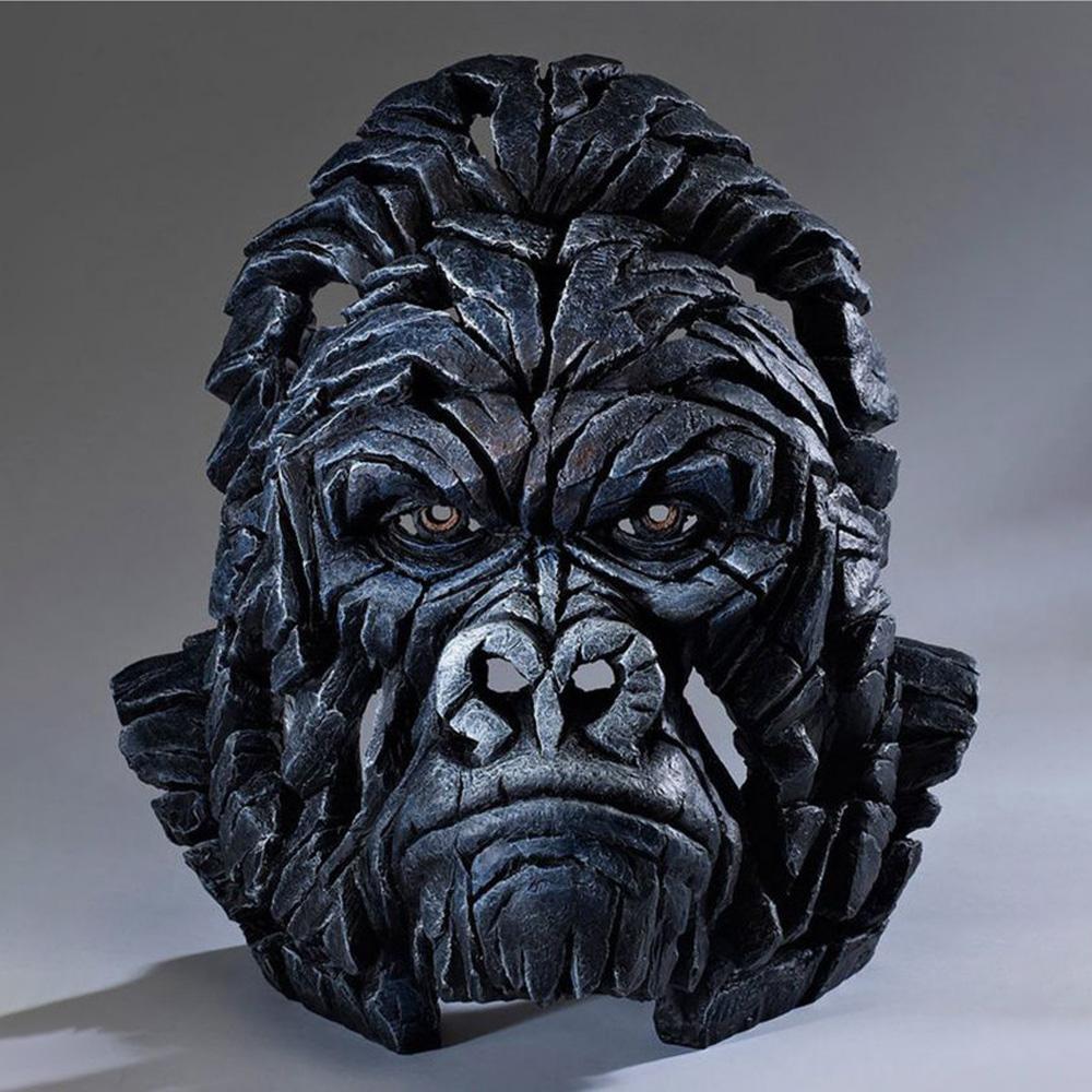Nuove tendenze Stile nordico contemporaneo Scultura animale Decorazione per la casa Leone Tigre Busto di scene di confine Decorazione della stanza e parete