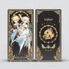 22pcs/set Anime Game Tarot Card Yae Miko Raiden Shogun Kaedehara Kazuha Playing Cards Cosplay Props