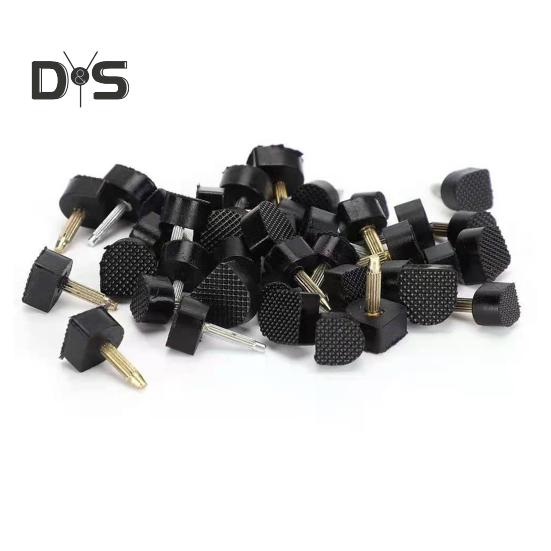 20 par końcówek do wymiany obcasów 5 rozmiarów 8-12 mm TPU Konstrukcja żelazna Redukcja hałasu Szybka naprawa butów Ochraniacze na obcasy w kształcie litery U