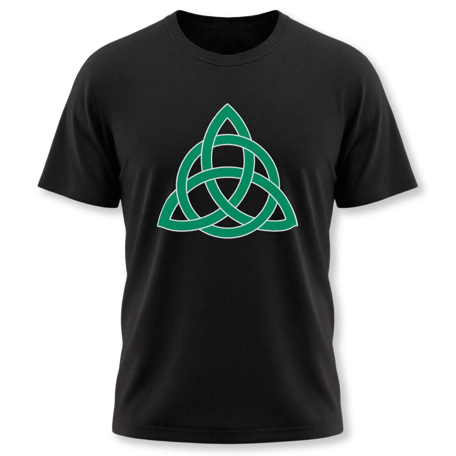 Celtic Knot Triquetra T-Shirt | Irish Trinity Knotwork Graphic Tee Shirt XXXXL