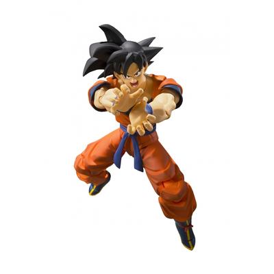 S.H.Figuarts Dragon Ball Son Goku - Saiyan Raised On Earth - Approx. 140mm ABS&PVC Painted Movable Figure