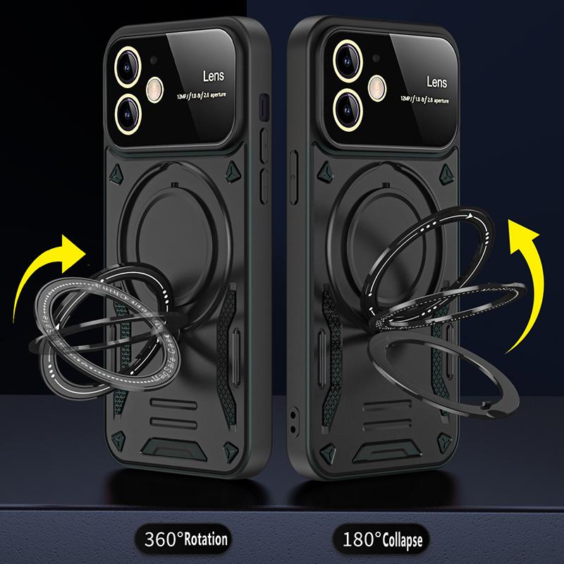 For iphone 11 Armor Matte Case For iphone 11 Pro Max Cover Ring Magnetic Stand Holder Shockproof Shell Coque Fundas 11 Pro Cases