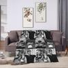 Robert Irwin Super Warm Blanket  Picnic Plush Throw Blanket Novelty Home Decor Flannel Bedspread Sofa Bed Cover