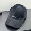 Fashion Hat Corduroy Autumn and Winter Face Peaked Cap Couple Casual Sports Hat Trend Alphabet Embroidery Baseball Hat Couple
