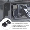 Car Trailer Hitch Cover Caps for Hummer EV Accessories Carbon Fiber Style Rear Bumper Trailer Hitch Cover Trim for 2022-2024 2025+ Hummer EV SUV