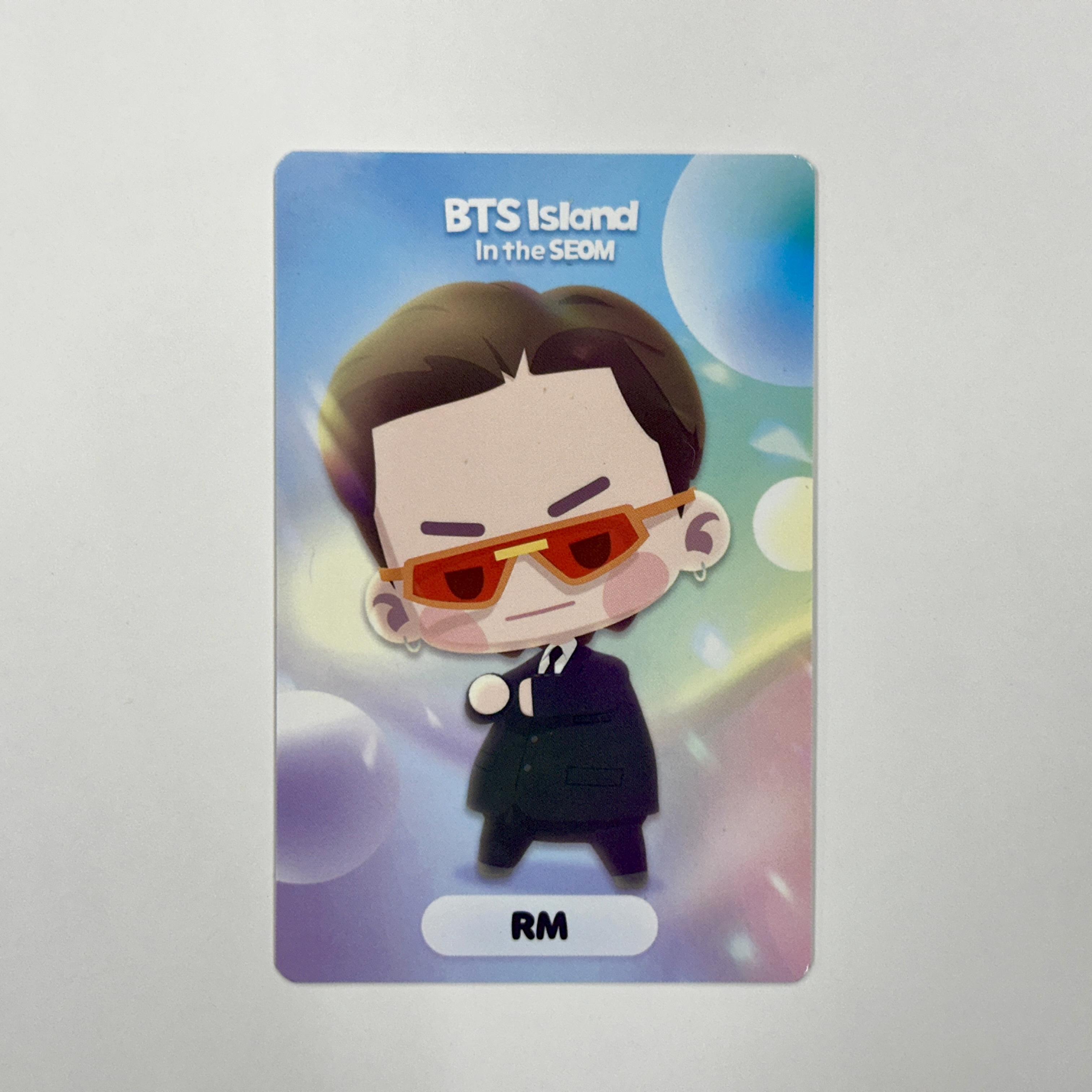 

Остров BTS в фотокарточке купона SEOM RM