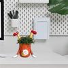 M-Modern-Inverted Girl Flower Pot Flower Pot Indoor Outdoor Succulent Plant Container Home Balcony Garden Dress Up